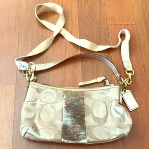 Coach Sparkle Shoulder/ Crossbody Bag ✨